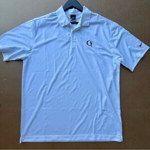 NWT Nike Men's Golf Polo Dri-Fit UV Shirt in White